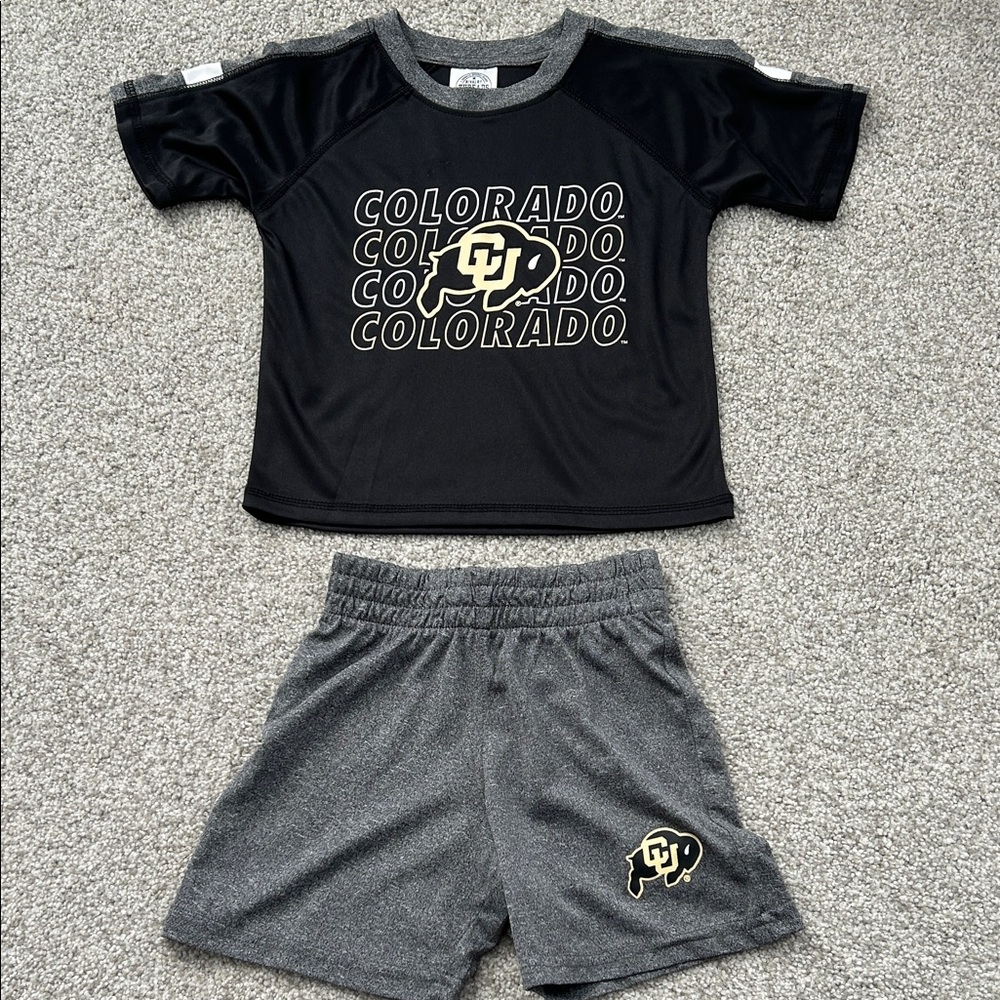 Black and Gray Colorado Athletic Set
